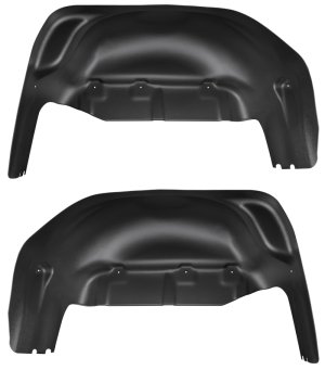 GMC Sierra 1500 Wheel Well Guards - Rear - Husky Liners - High Density Polypropylene - Black - `19-`23